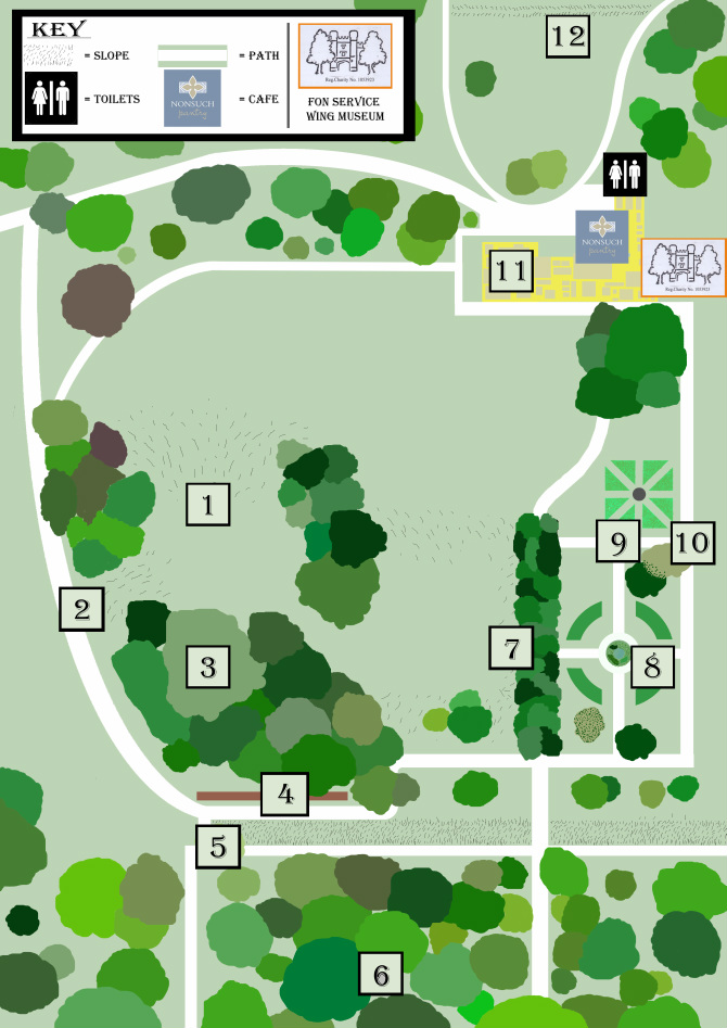 Nonsuch Garden Map | Friends Of Nonsuch