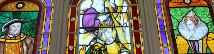 Stained Glass at Nonsuch Mansion